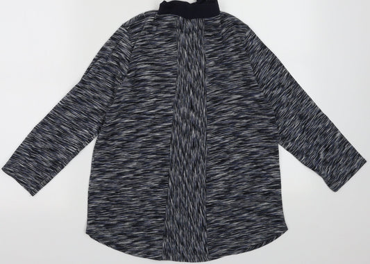 Womens UK Size S EWM Blue Pullover Sweatshirt