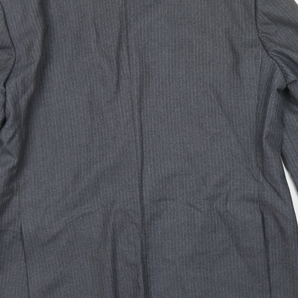 Mens UK Size 40 Burton Regular Grey Suit Jacket