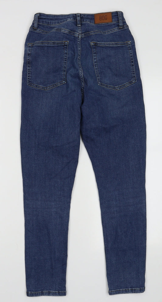 Urban Outfitters Womens Blue Cotton Skinny Jeans Size 28 L30 in Regular Button