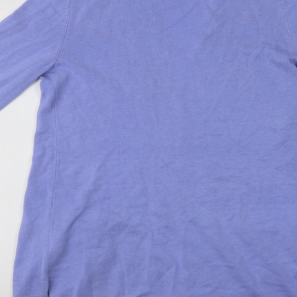 Womens UK Size XS Isaac Mizrahi Purple Cardigan Jumper