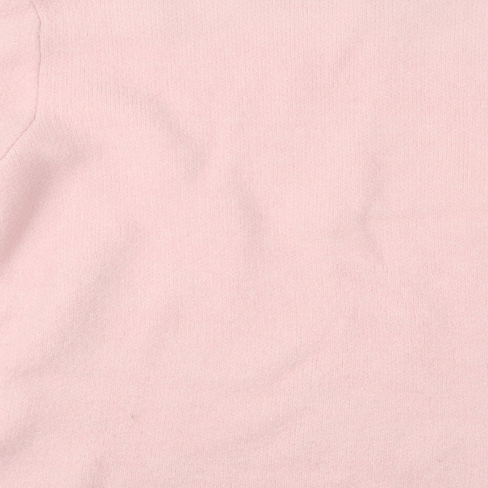 Womens UK Size M H&M Pink Pullover Jumper