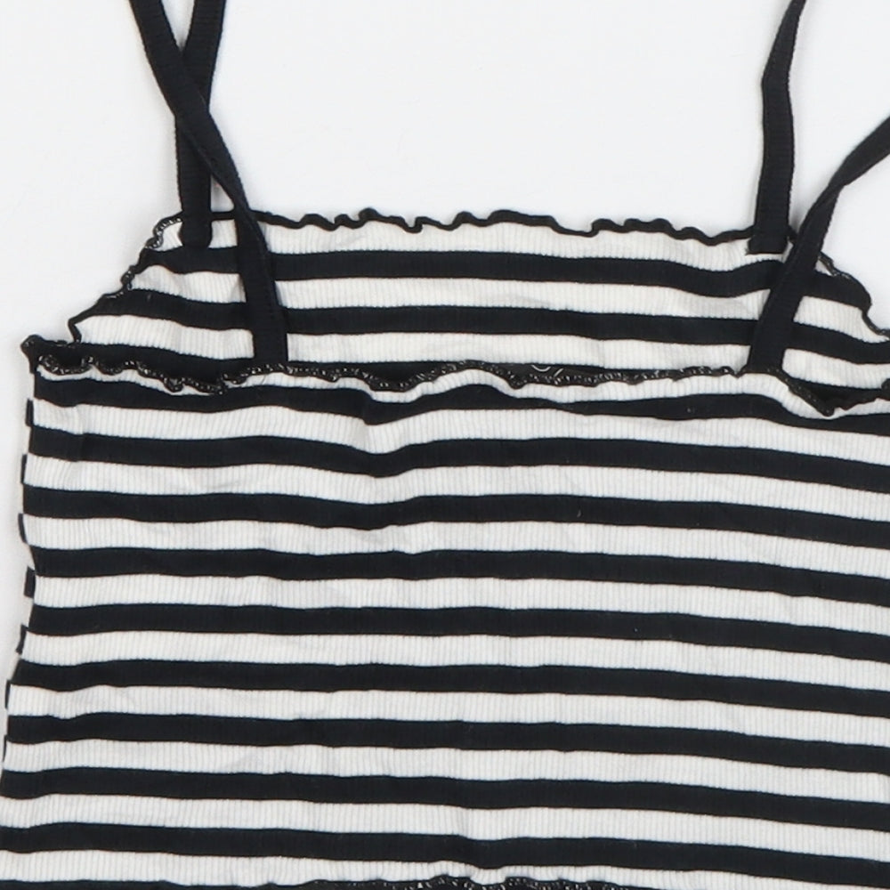 Womens UK Size 6 Topshop Blue Basic Tank