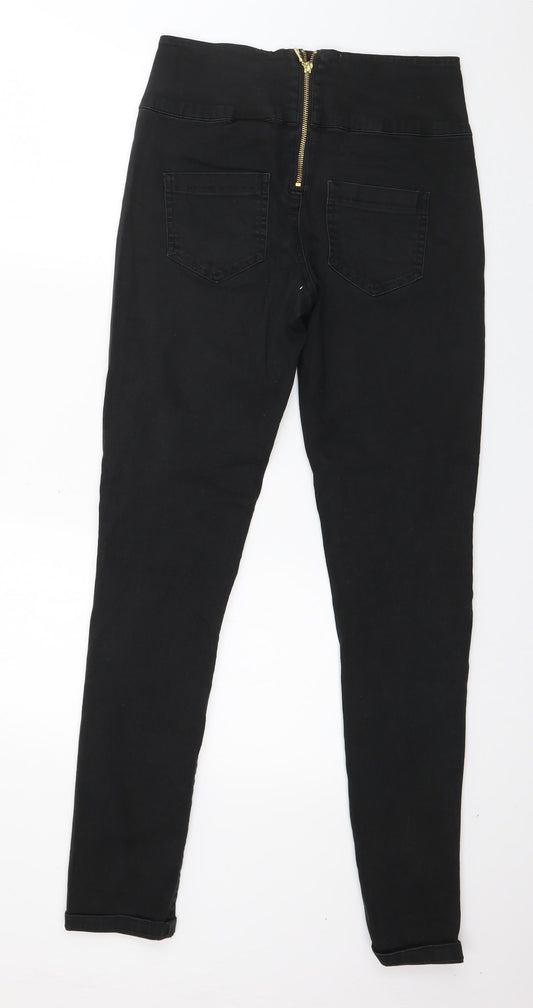Womens UK Size 28 in Pieces Regular Fit Skinny Grey Jeans