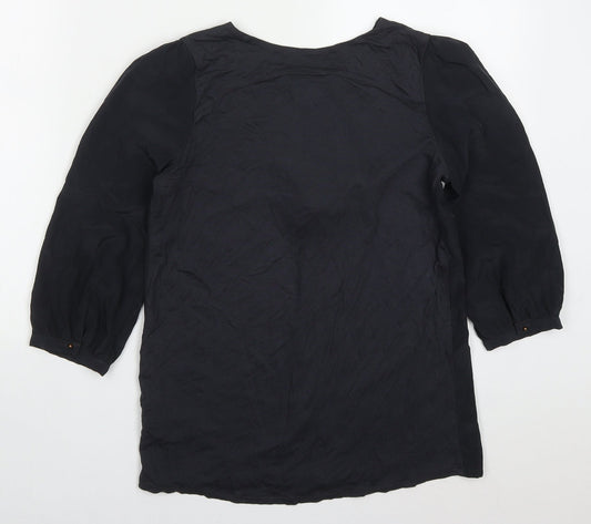 Womens UK Size 6 NEXT Grey Basic Blouse