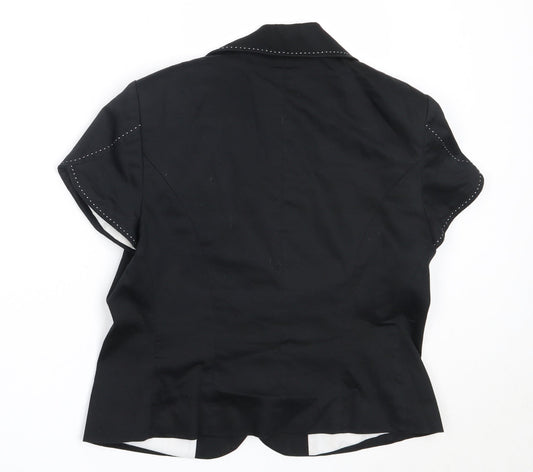 Womens UK Size 14 Marks and Spencer Black Jacket