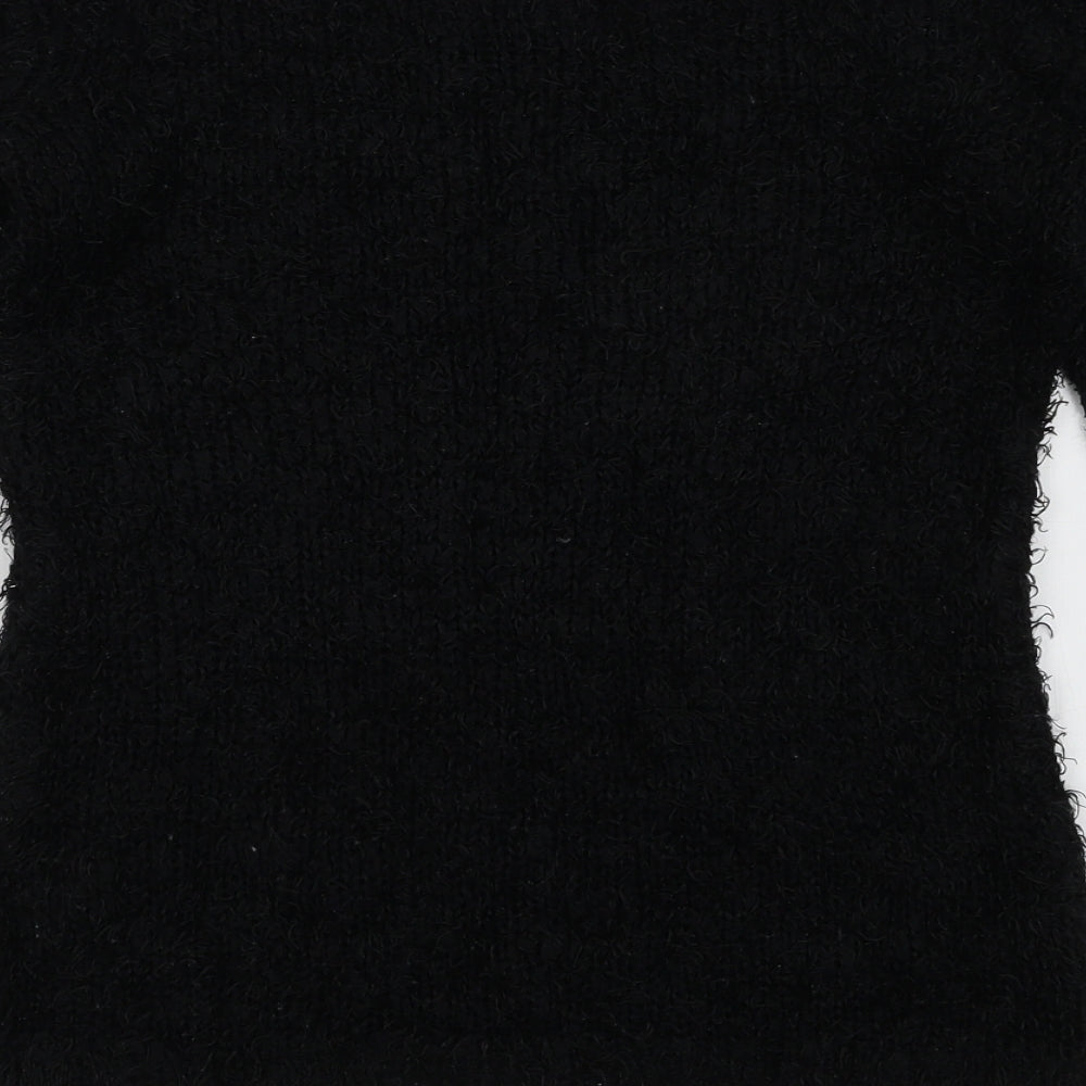 Womens UK Size M Brave Soul Black Pullover Jumper