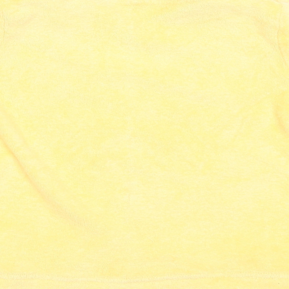 George Boys Yellow Cotton Basic T-Shirt Size 6-9 Months V-Neck