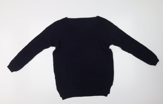 Womens UK Size S Nada Del Riccio Blue Pullover Jumper