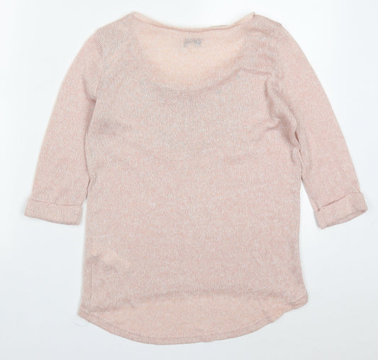 Womens UK Size 8 New Look Pink Pullover Jumper