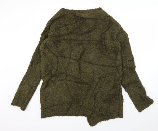 Womens UK Size 8 Topshop Green Cardigan Jumper