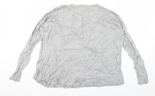 Womens UK Size M Mango Grey Pullover Jumper