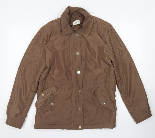 Womens UK Size 10 Classic Brown Jacket