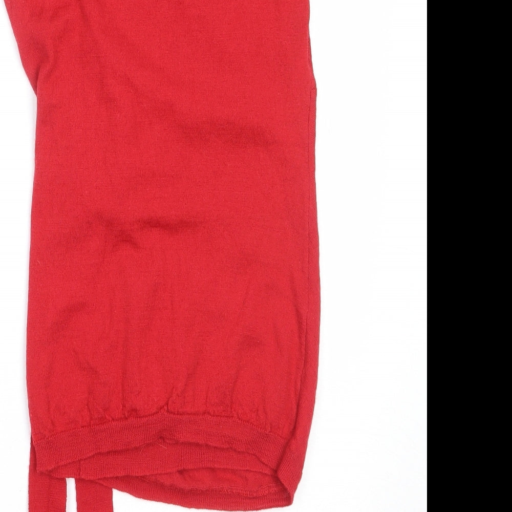 Womens UK Size 8 Phase Eight Red Pullover Jumper