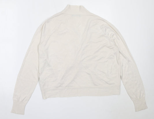 Womens UK Size 14 South Ivory Cardigan Jumper