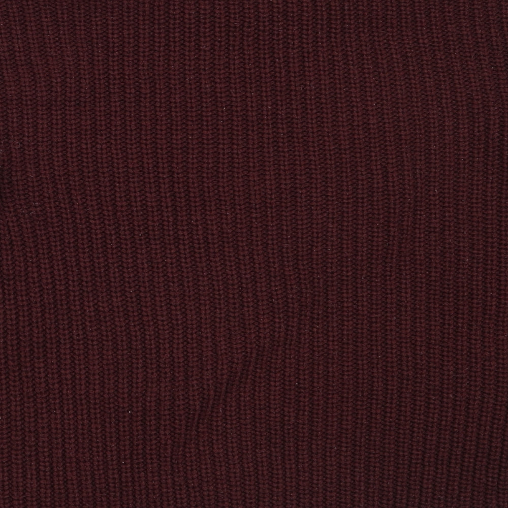 Womens UK Size S New Look Red Pullover Jumper