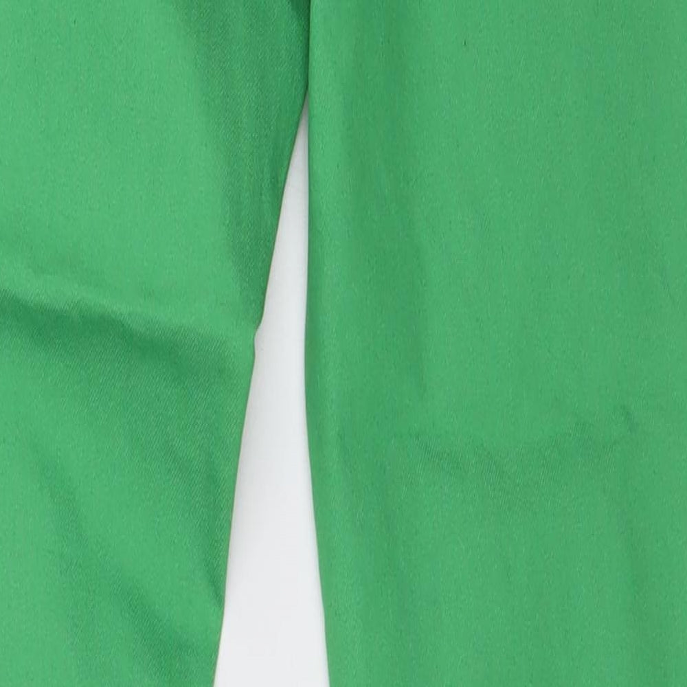 Only Womens Green Cotton Straight Jeans Size M L34 in Regular Button