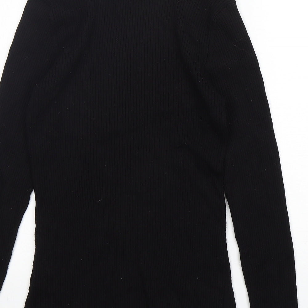 Womens UK Size M H&M Black Pullover Jumper