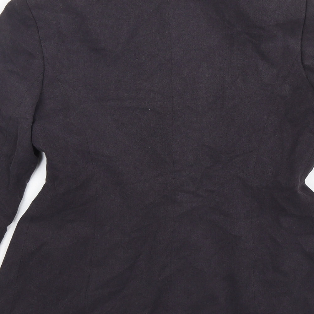 Principles Womens Grey  Polyester Jacket Blazer Size 12