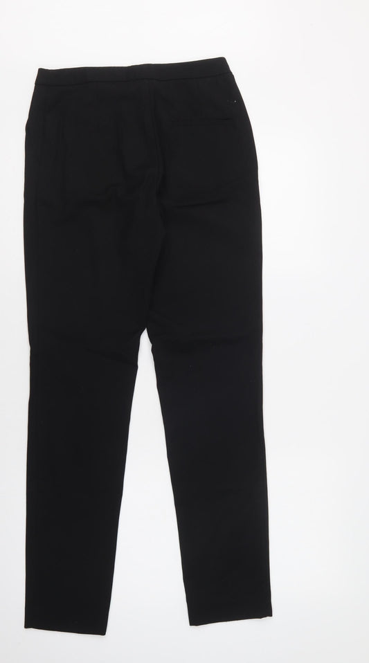 Womens UK Size 6 H&M Regular Fit Dress Pants Black Trousers