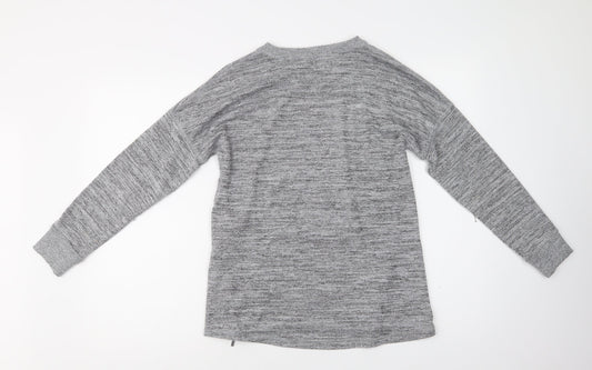 Womens UK Size 10 Peacocks Grey Pullover Jumper