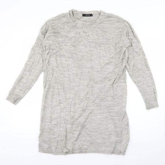 Womens UK Size XS VILA Beige Pullover Jumper