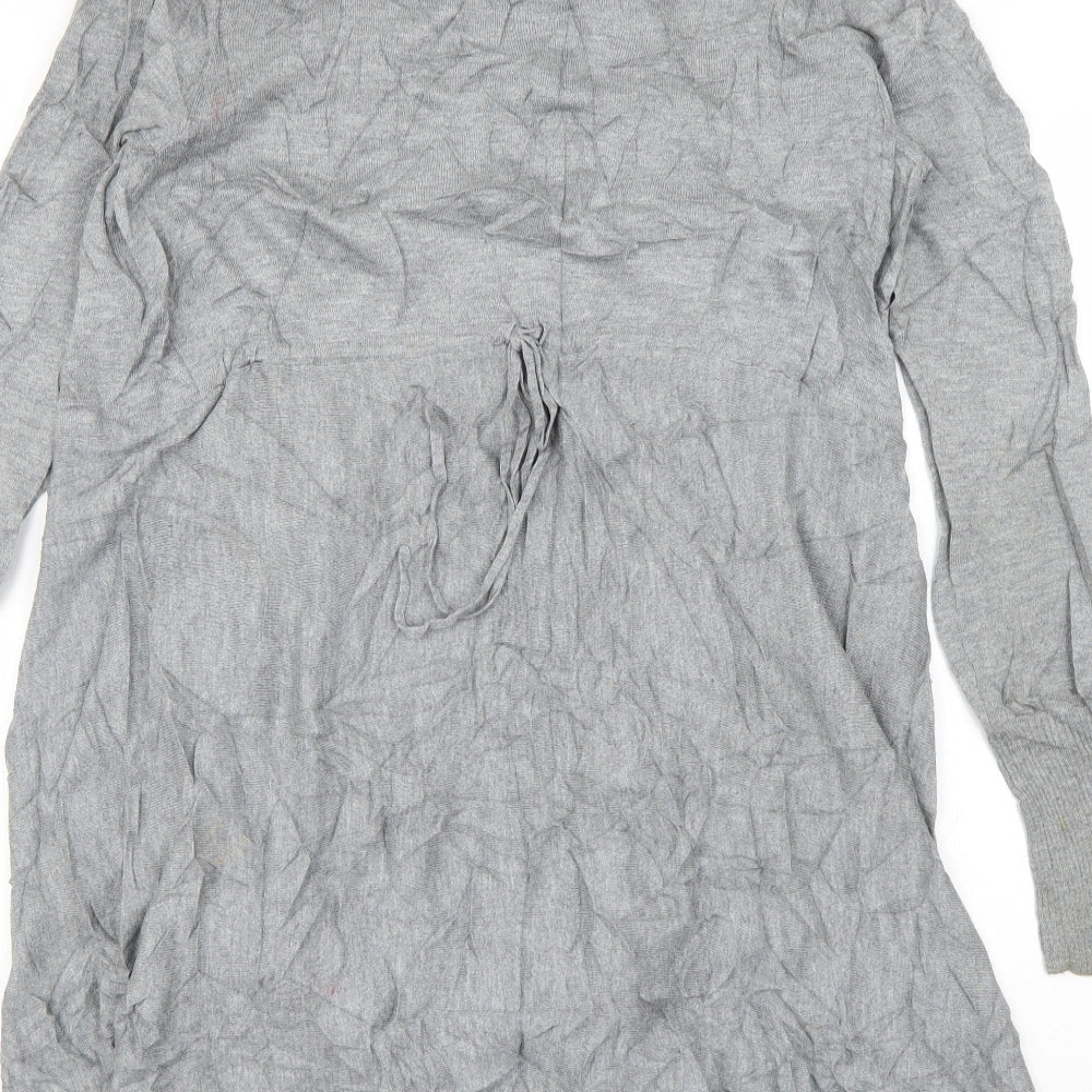 Womens UK Size M Wallis Grey Cardigan Jumper