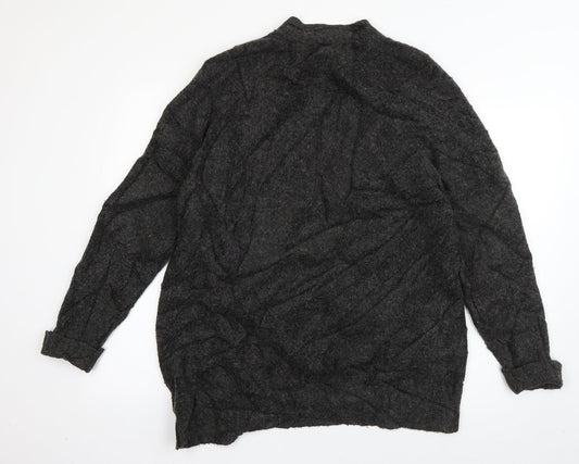 Womens UK Size 10 ASOS Grey Cardigan Jumper