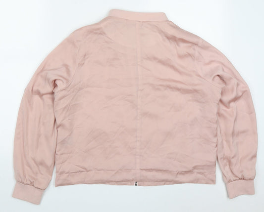 Papaya Womens Pink Jacket Size 14 Zip