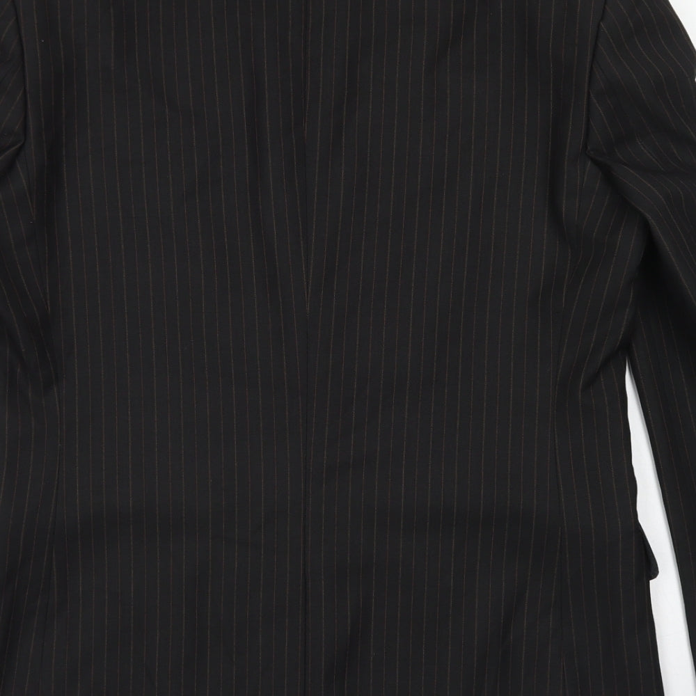 Mens UK Size 38 Limehaus Regular Black Suit Jacket