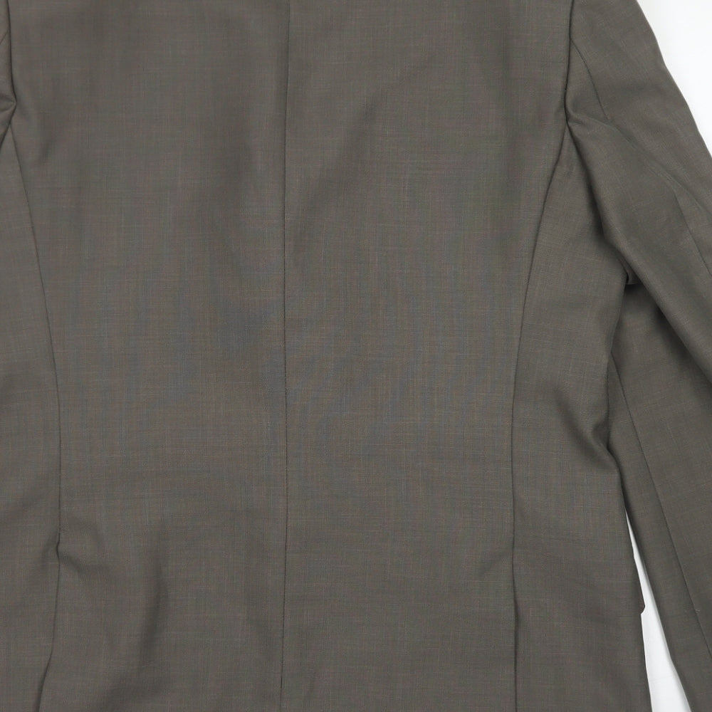 F&F Mens Brown  Polyester Jacket Blazer Size 40