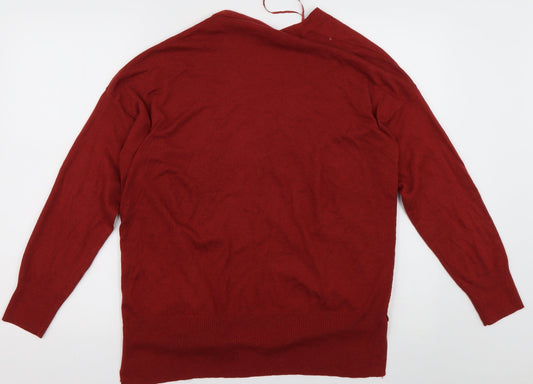 Womens UK Size 12 Bonmarché Orange Cardigan Jumper