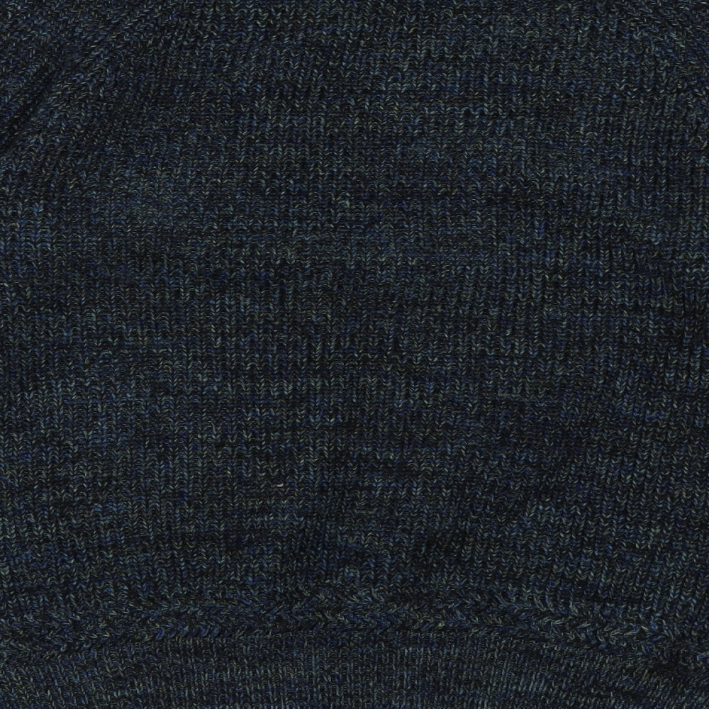 Debenhams Mens Blue Crew Neck Acrylic Pullover Jumper Size S