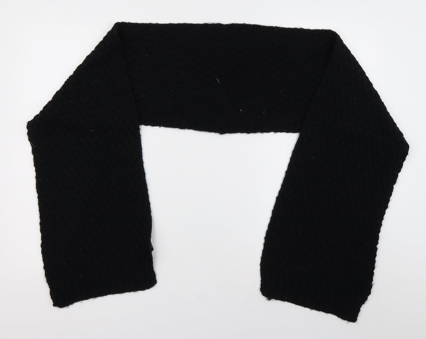 monson Womens Black Acrylic Scarf