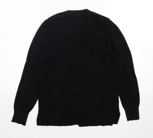 Womens UK Size 10 Papaya Black Cardigan Jumper