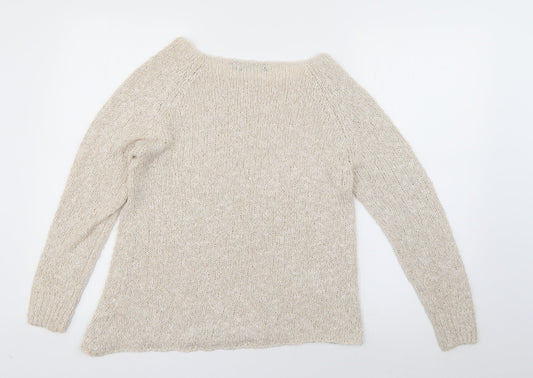 Womens UK Size 6 New Look Ivory Pullover Jumper