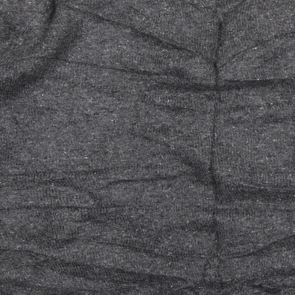 Marks and Spencer Mens Grey V-Neck Viscose Pullover Jumper Size M