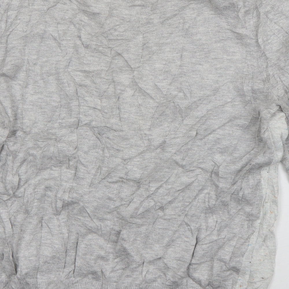 Womens UK Size 10 Warehouse Grey Pullover Jumper