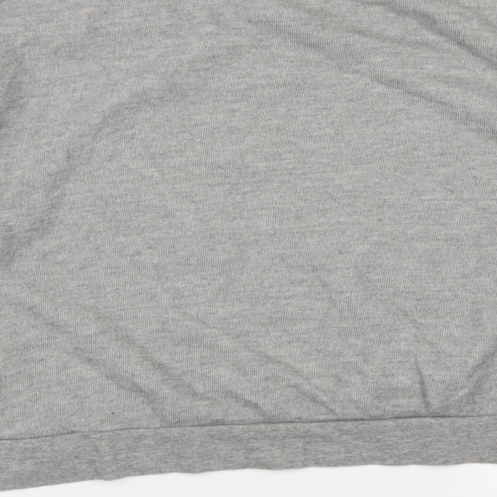 915 Generation Girls Grey Cotton Pullover Sweatshirt Size 14-15 Years - Cropepd