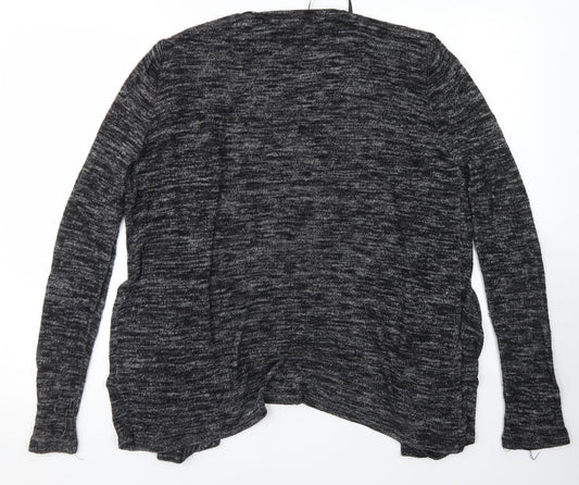 Womens UK Size M Atmosphere Black Cape Jumper