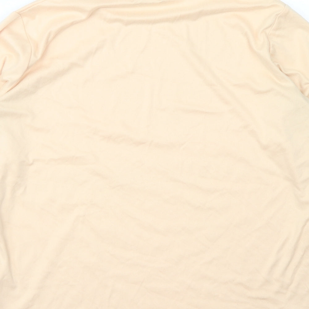 Womens UK Size 12 Green Lamb Orange Basic T-Shirt