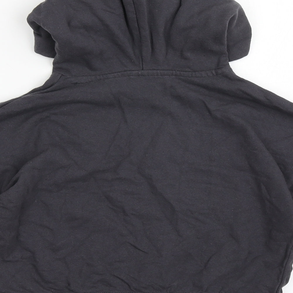 pep&co Girls Grey Cotton Pullover Hoodie Size 8-9 Years Pullover - Minnie Mouse