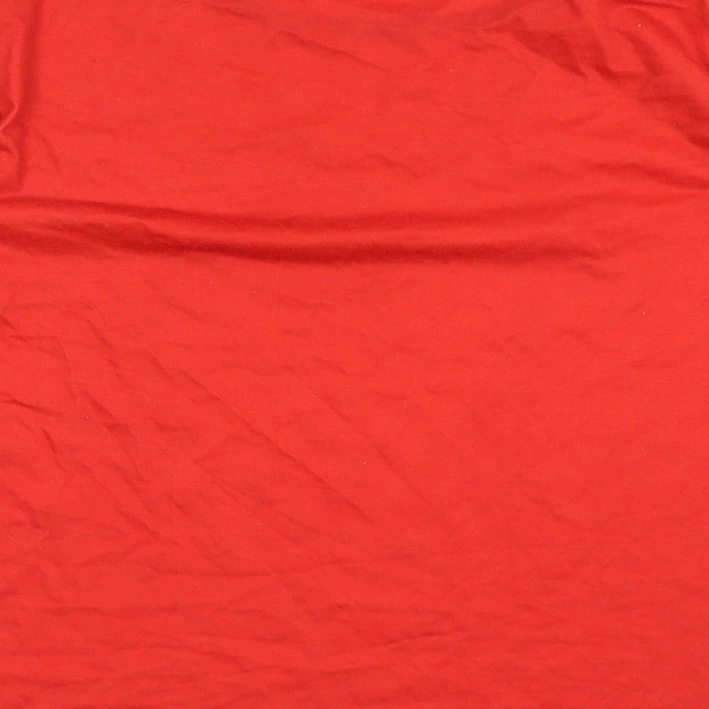 Preworn Womens Red Polyester Pullover Sweatshirt Size M Pullover - christmas