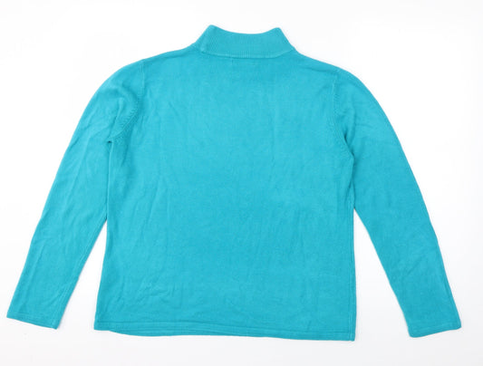 Womens UK Size S Bonmarché Blue Pullover Jumper