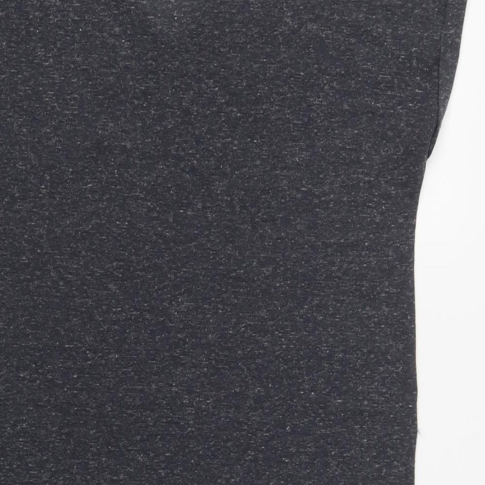 ESMARA Womens Grey T-Shirt Dress Size 16 Collared