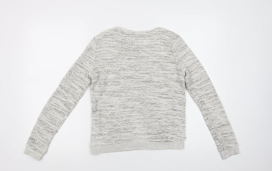 Womens UK Size 10 Papaya Grey Pullover Jumper