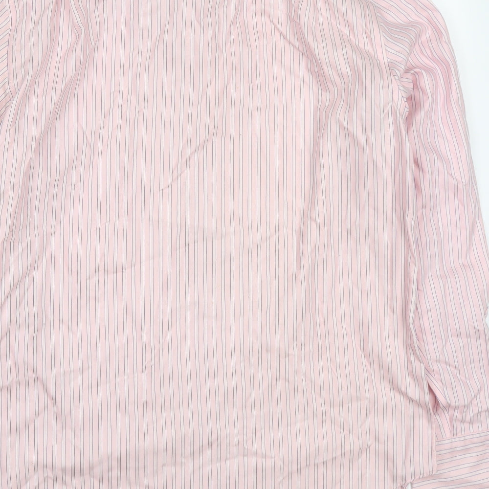 Mens UK Collar Size 16.5 NEXT Smart Pink Dress Shirt