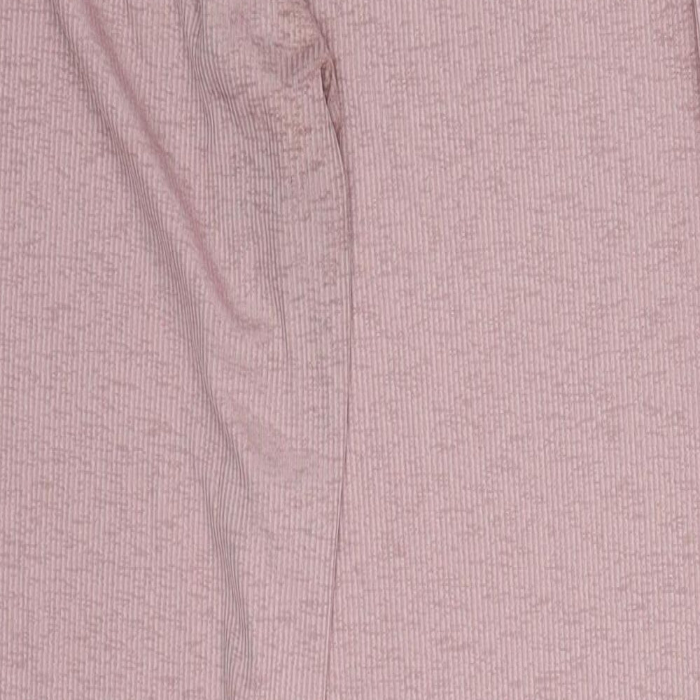 Womens UK Size M SheIn Regular Fit Pink Trousers