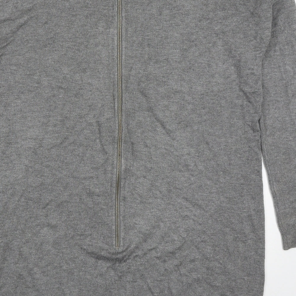 Womens UK Size S Atmosphere Grey Pullover Jumper