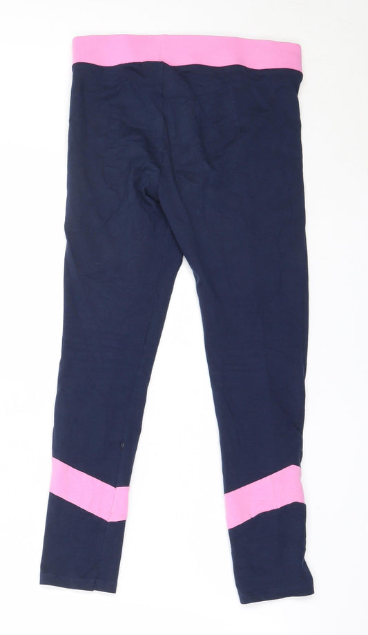 George Boys Blue Cotton Capri Trousers Size 10-11 Years Regular - leggings