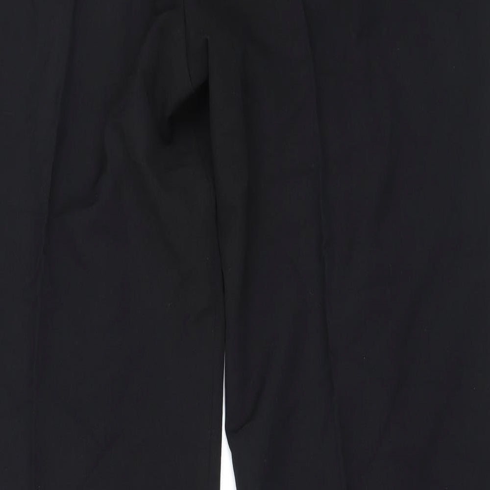 Womens UK Size 14 Marks and Spencer Regular Fit Black Trousers